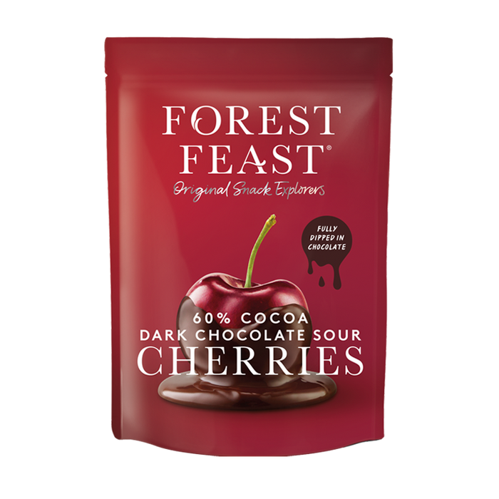 Forest Feast Dark Chocolate Sour Cherries (120g)