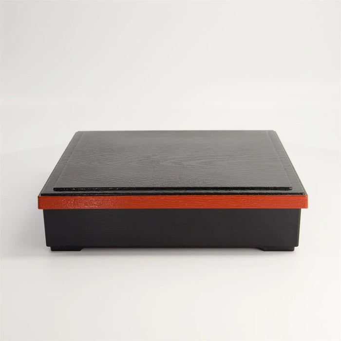 Tokyo Design Studio Lacquerware Bento Box - Black/Red (25.5x25.5cm)