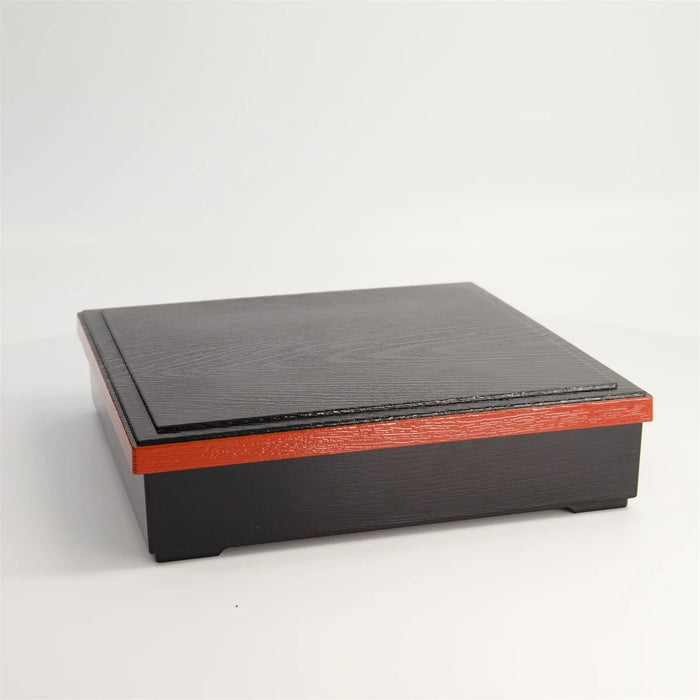 Tokyo Design Studio Lacquerware Bento Box - Black/Red (25.5x25.5cm)