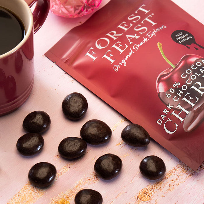 Forest Feast Dark Chocolate Sour Cherries (120g)