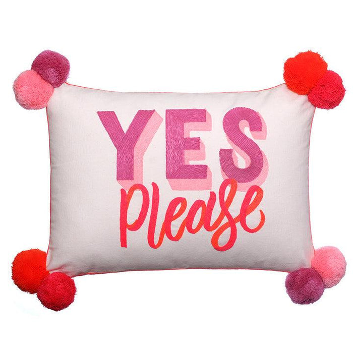 Bombay Duck YES Please / NO Thanks Rectangular Cushion (35×50cm)