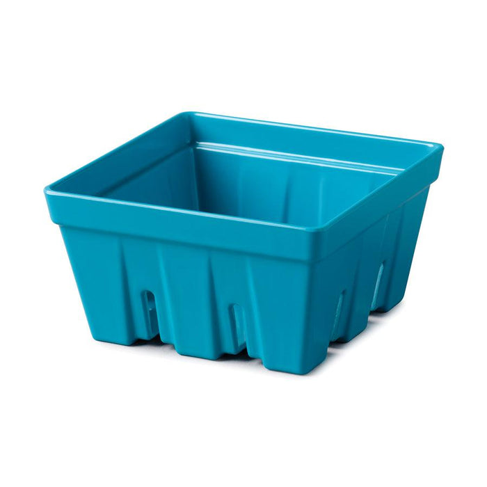 Zeal Melamine Small Berry Colander Box - Aqua (12cm)