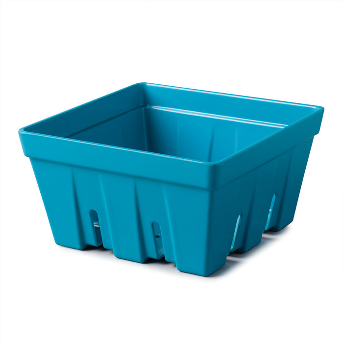 Zeal Melamine Fruit & Salad Box - Aqua (19cm)