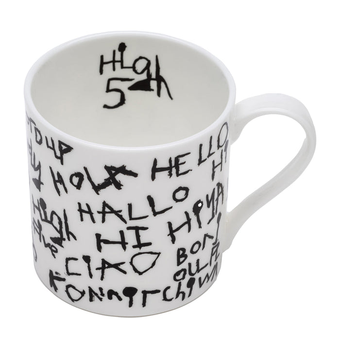 Arthouse Unlimited Fine Bone China Mug - Hello Hello