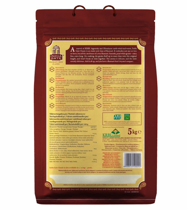 India Gate Basmati Rice (5kg)