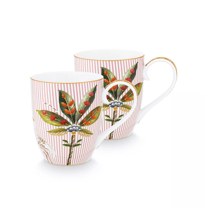 Pip Studio - Xl La Majorelle Pink 450ml Mug (Set of 2 )