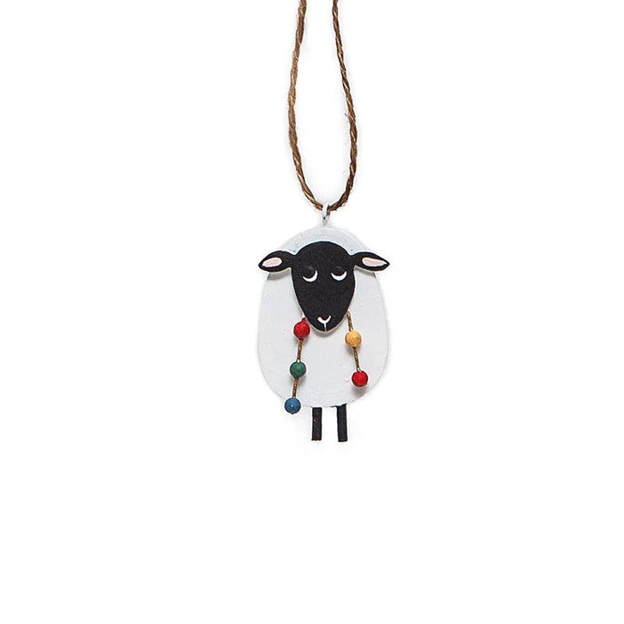 Shoeless Joe Sheep with Fairy Lights Tree Decoration