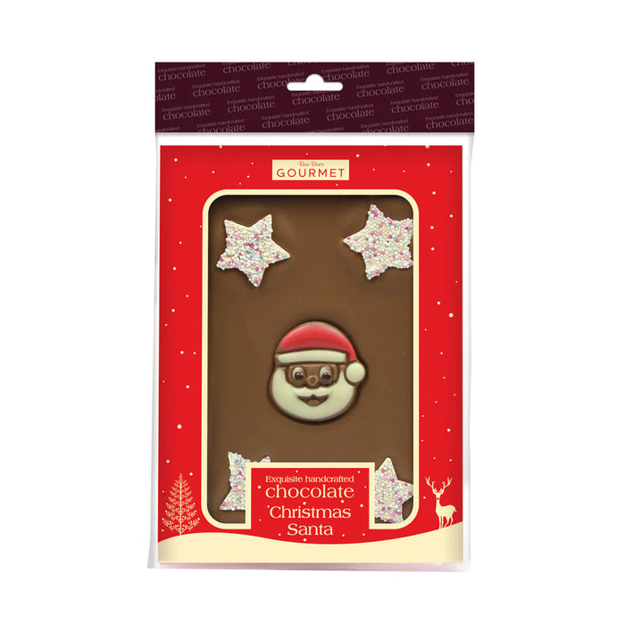 Bon Bon's Christmas Santa Milk Chocolate Slab (200g)