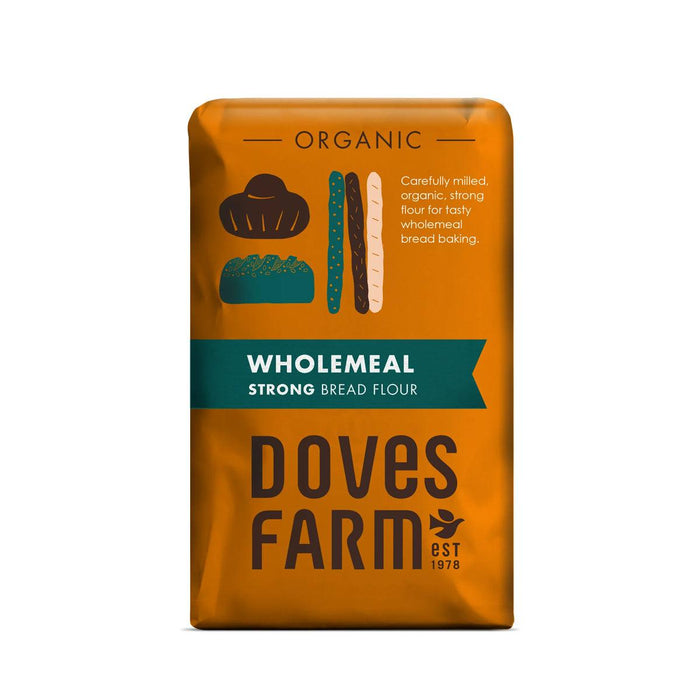 Doves Farm Organic Wholemeal Strong Bread Flour (1.5kg)