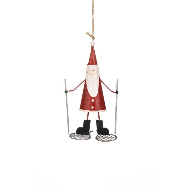 Shoeless Joe Snow Shoe Santa Tree Decoration