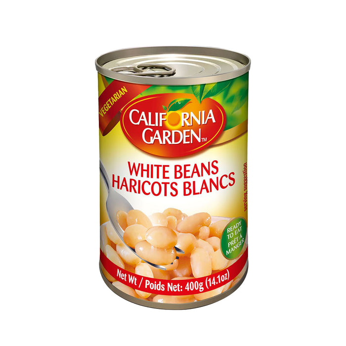 California Garden White Beans Haricots Blanc (400g)