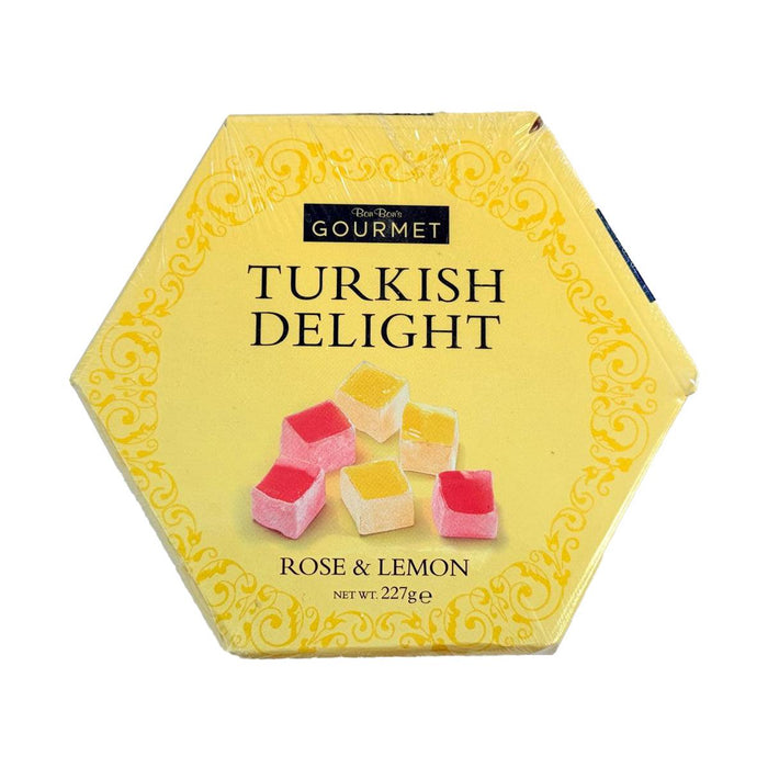 Bon Bons Gourmet Turkish Delight - Rose & Lemon (227g)