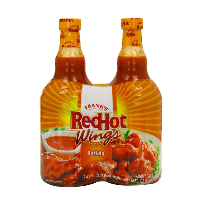 Frank's RedHot Wings Buffalo Sauce (2×680ml)