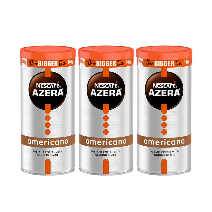 Nescafé Azera Americano Coffee with Ground Beans (3x140g)