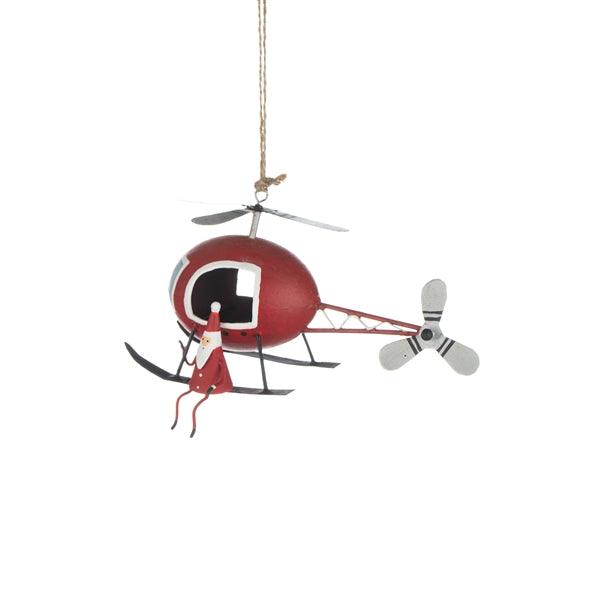 Shoeless Joe Chopper Santa Tree Decoration