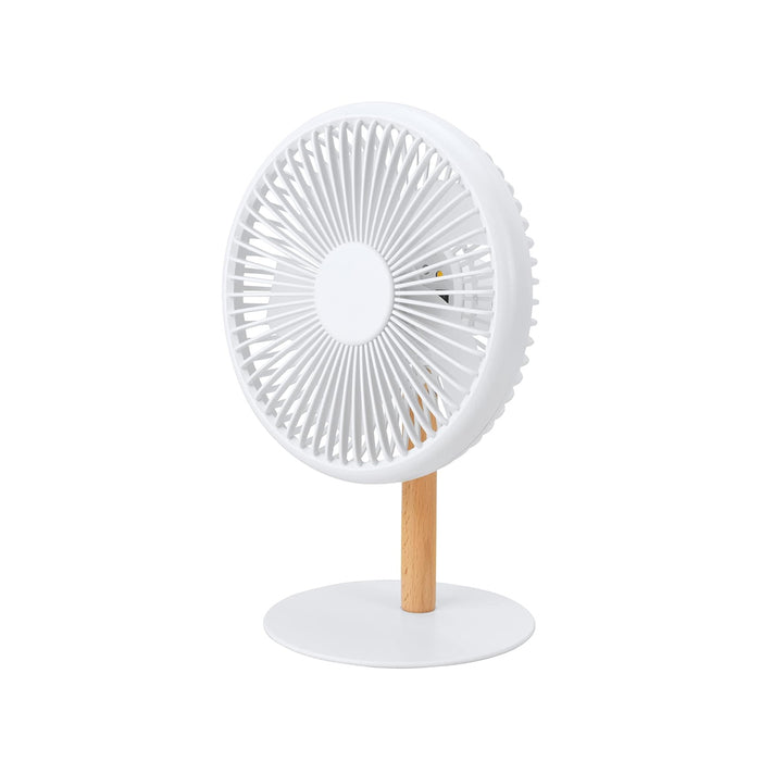 Gingko Beyond Portable & Detachable Desk Fan/ Light - Cream White