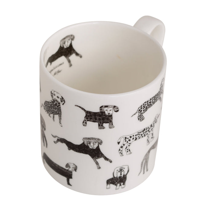 Arthouse Unlimited Fine Bone China Mug - Dogalicious