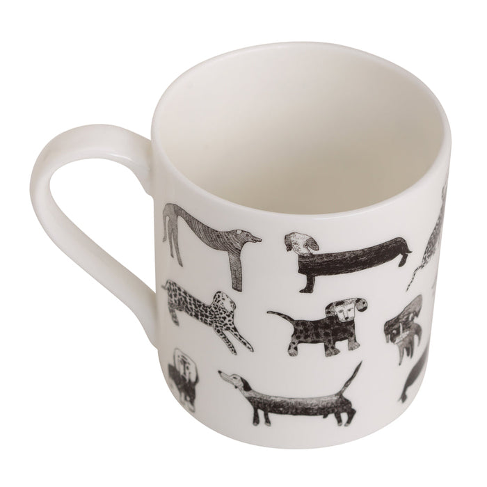 Arthouse Unlimited Fine Bone China Mug - Dogalicious