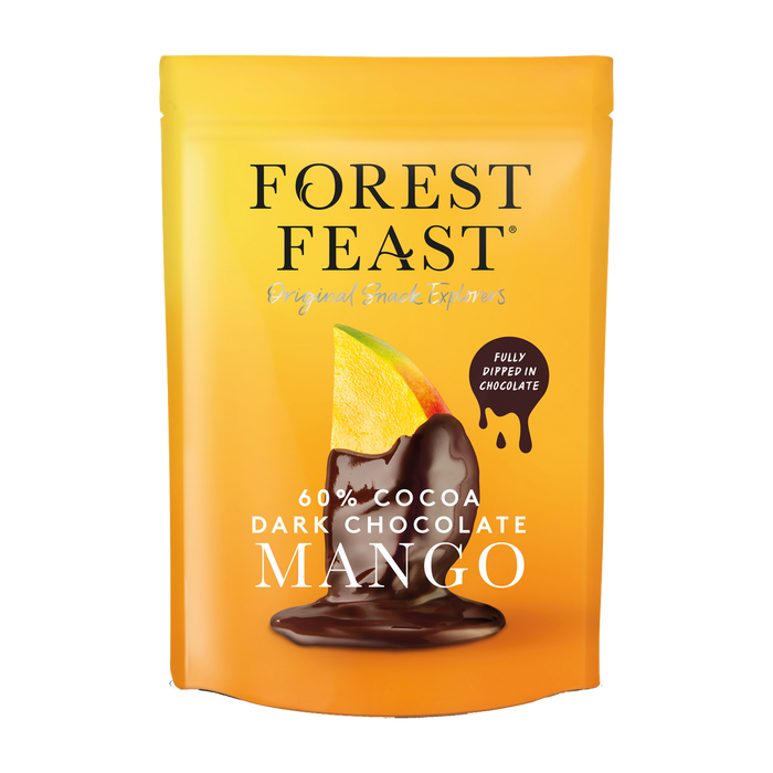 Forest Feast - Dark Chocolate Mango Strips (100g)