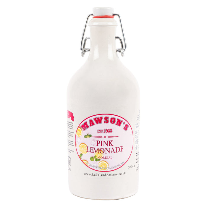 MAWSON'S Pink Lemonade Cordial Stone Crock (500ml)