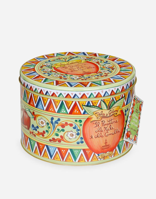 Fiasconaro - Dolce & Gabbana Apple and Cinnamon Panettone in an elegant tin (1kg)