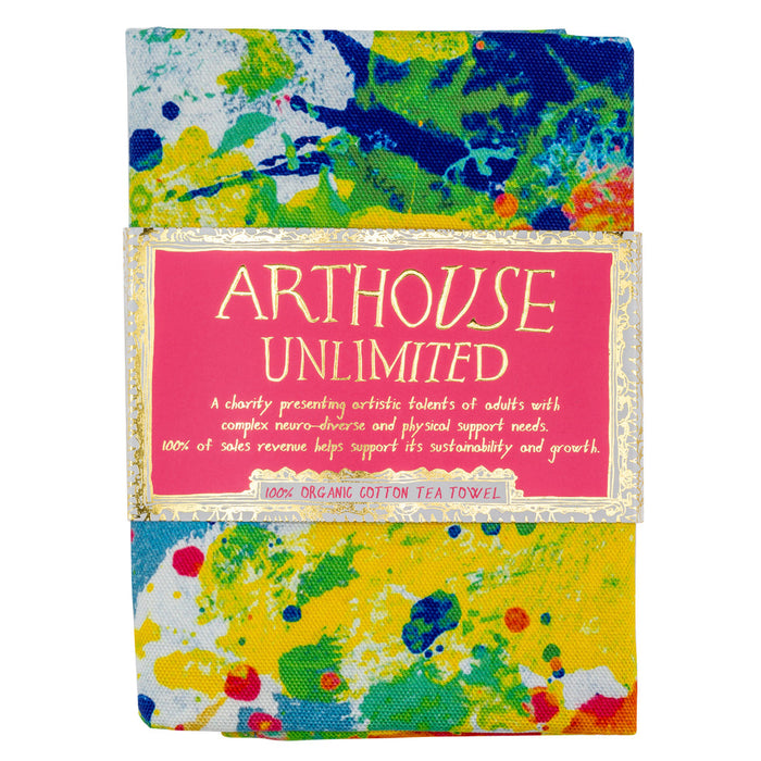 Arthouse Unlimited 100% Organic Cotton Tea Towel - Spring