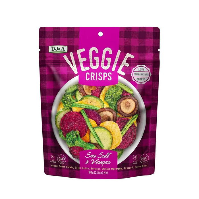 DJ&A Veggie Crisps Salt & Vinegar (90g)