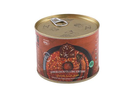 Gilani Yellow Split Pea Stew with Aubergine - Gheymeh Bademjan (460g)