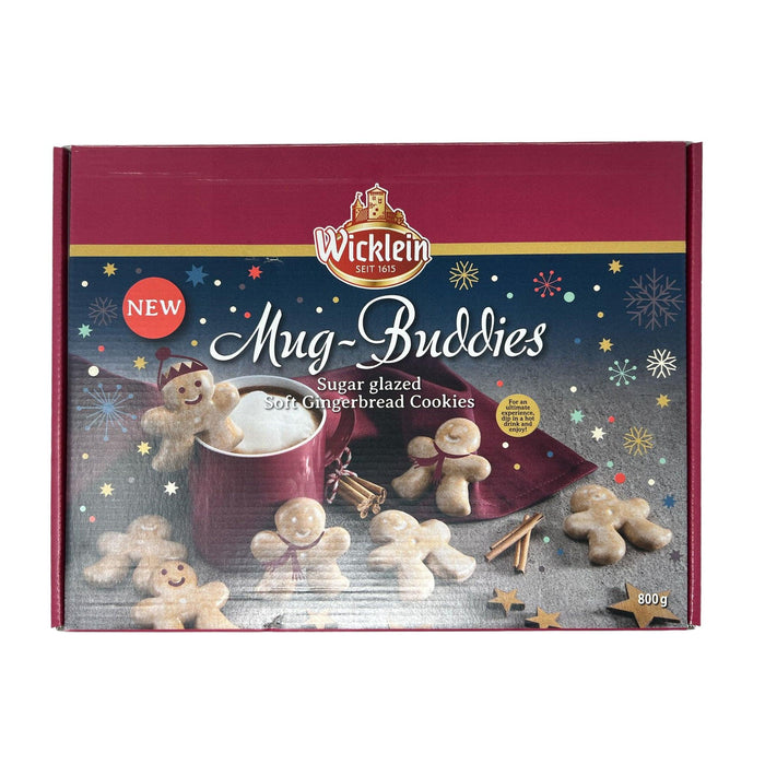 Wicklein Mug-Buddies Sugar Glazed Soft Gingerbread Cookies (800g)