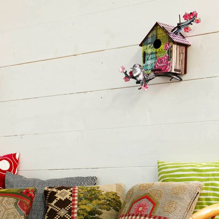 Miho - Decorative Birdhouse (medium) - Romantic Resort