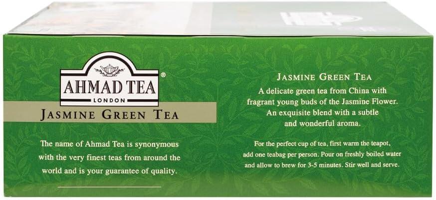 Ahmad Tea Jasmine green Tea Bags (200g) (100 bags) | {{ collection.title }}