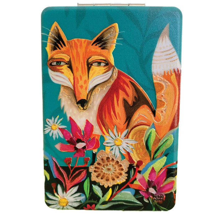 Allen Designs Fox and Flower Compact Mirror | {{ collection.title }}