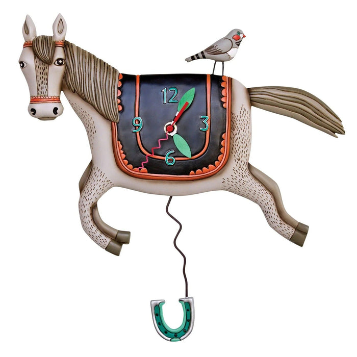 Allen Designs Woah Horsey Wall Clock | {{ collection.title }}