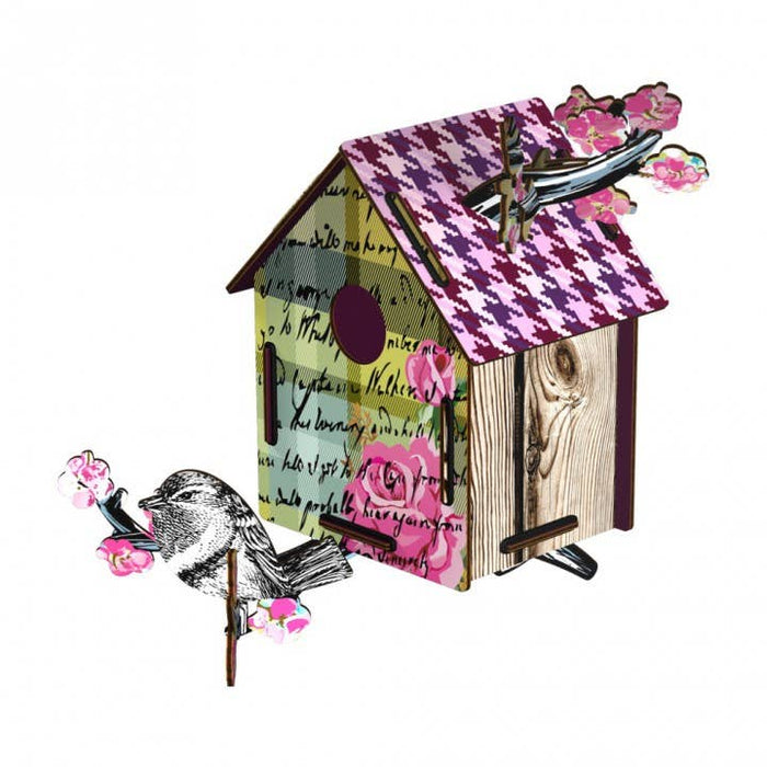 Miho - Decorative Birdhouse (medium) - Romantic Resort