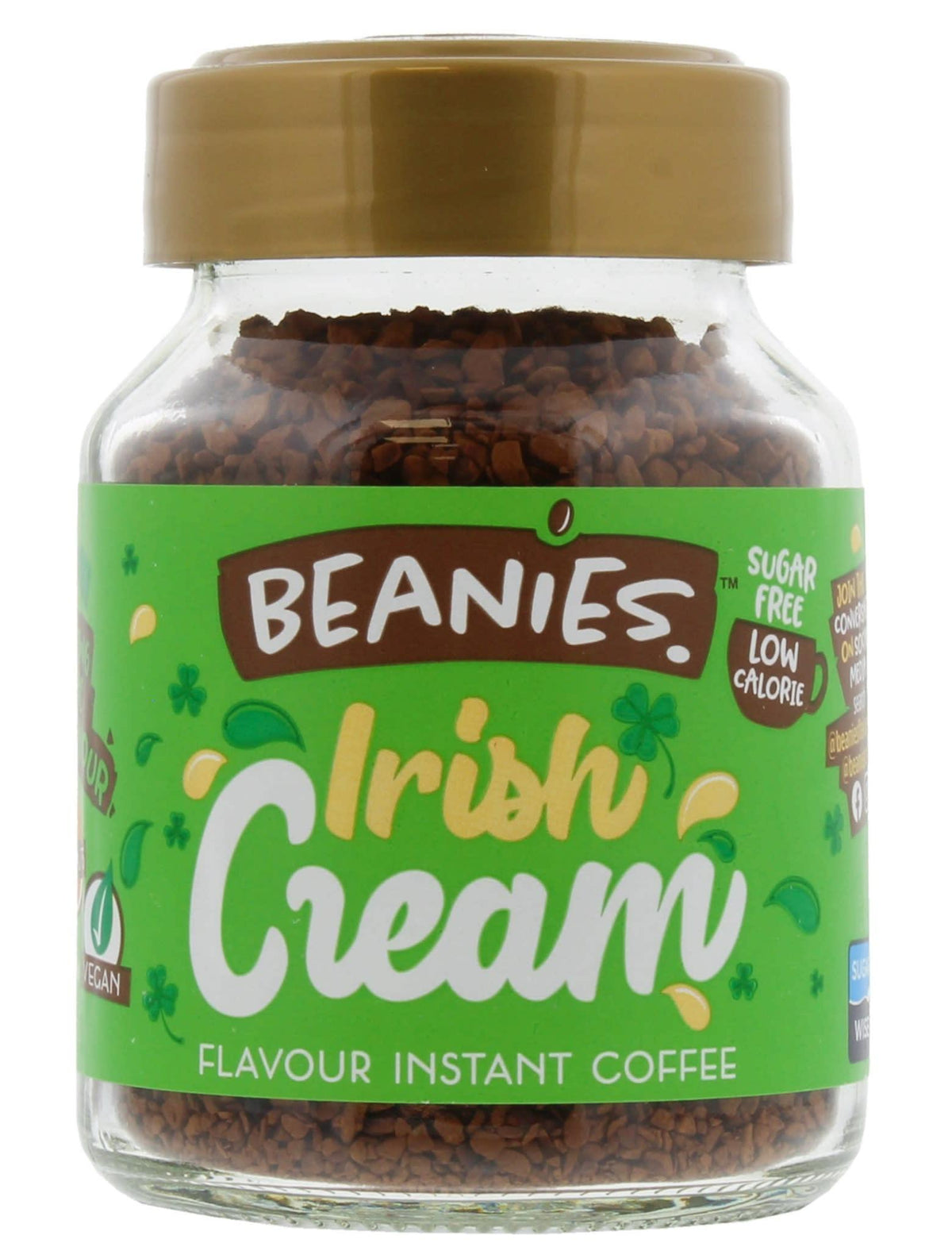 Beanies Flavoured Instant Coffee 50g - Irish Cream | Instant Coffee ...