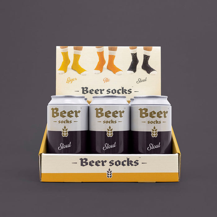 Suck UK Stout Beer Socks - Black