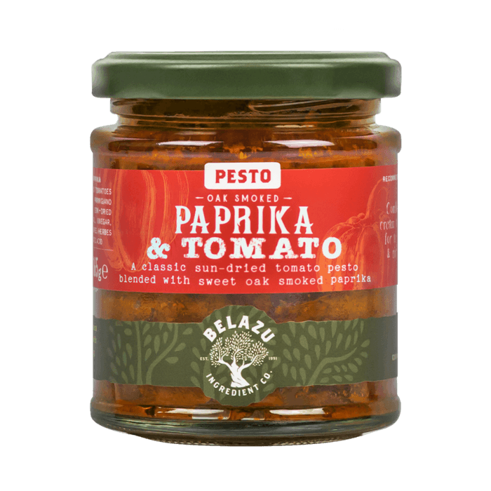 Belazu Oak Smoked Paprika and Tomato Pesto (165g) | {{ collection.title }}