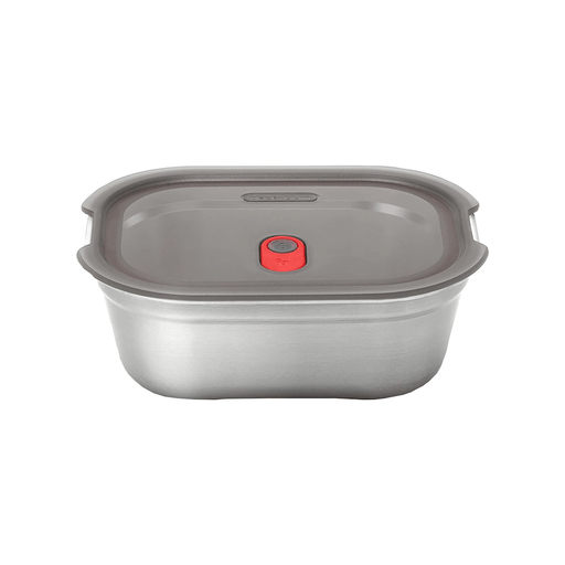 Black+Blum Steel Food Box Grey/Red - Assorted | {{ collection.title }}