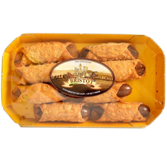 Bristot Hazelnut Gianduia Cannoli (180g) | {{ collection.title }}