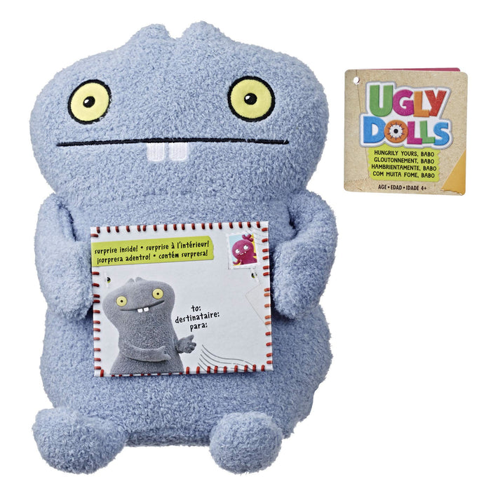 HASBRO E4553 UglyDolls Hungrily Yours Babo Plush 10" Tall