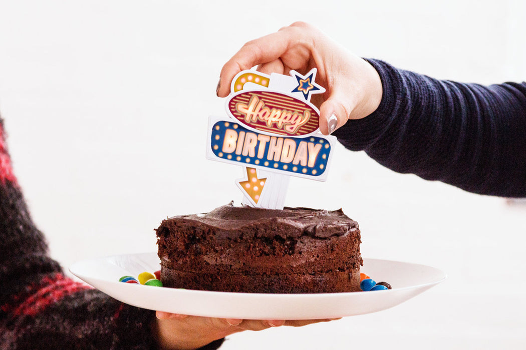 Suck UK Flashing Cake Topper