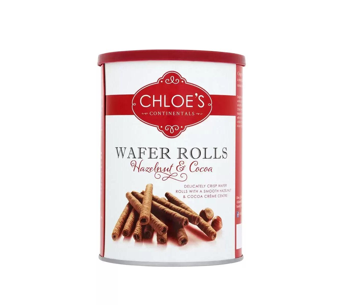 Chloe's Hazelnut & Cocoa Wafer Rolls (400g) | {{ collection.title }}