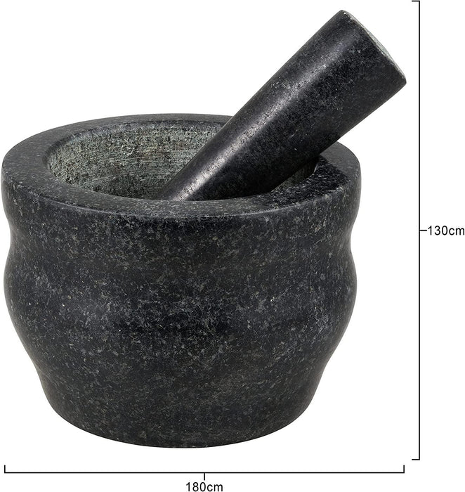 Cole & Mason Worcester Black Granite Pestle & Mortar (18cm) | {{ collection.title }}