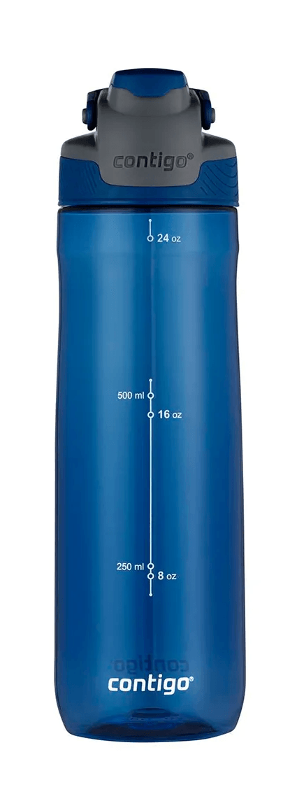 Contigo Pack of 2 Autoseal Spill-proof Thermal Travel Mugs - Blue & Grey, Bottles & Flasks, Buy Online, UK Delivery