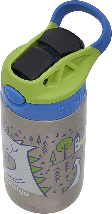 Contigo Easy Clean Autospout Stainless Steel Kids Water Bottle - Matcha Dragon (380ml) | {{ collection.title }}