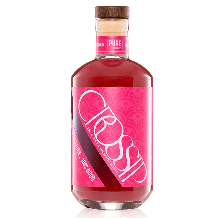 Crossip Non Alcoholic Macerated Spirit - Pure Hibiscus (500ml) | {{ collection.title }}