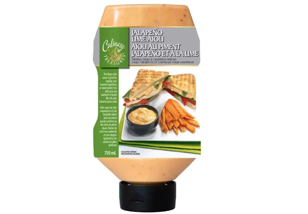 Culinary Treasures Jalapeno Lime Aioli Dipping Sauce (750ml) | {{ collection.title }}