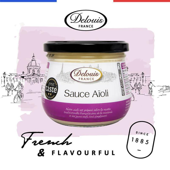 Delouis French Aioli - Garlic Mayonnaise (250g) | {{ collection.title }}