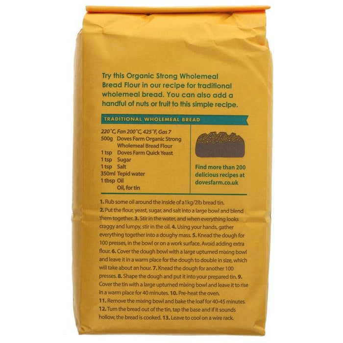 Doves Farm Organic Wholemeal Strong Bread Flour (1.5kg)