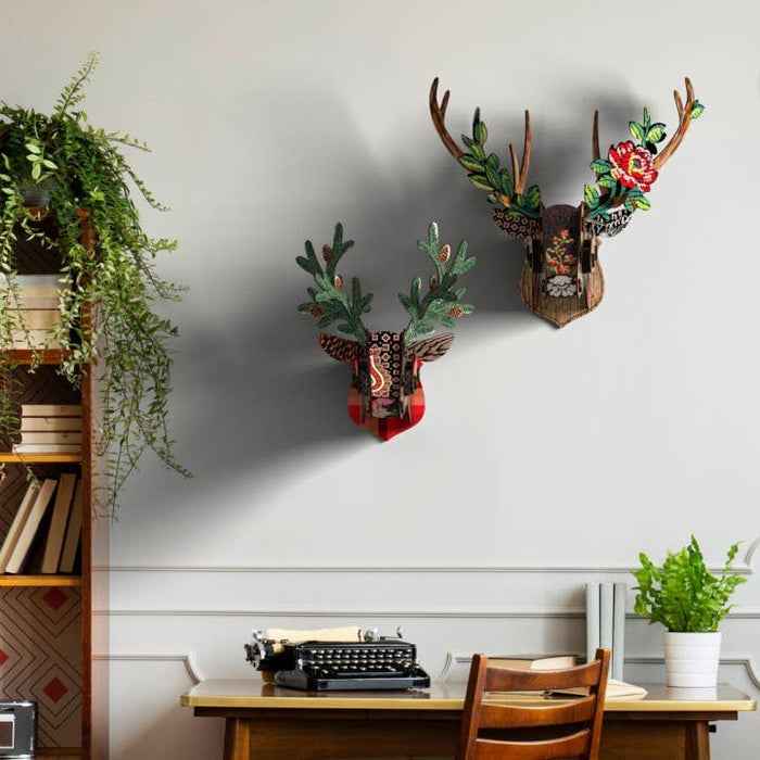 Miho - Eco Deer Head (medium) - In The Pines